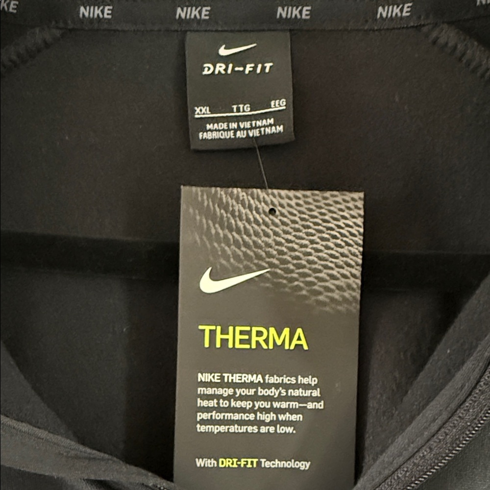 Nike Black DriFit Pullover Jacket - Picture 3 of 4